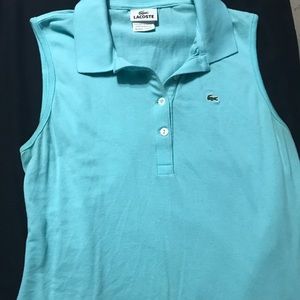 Lacoste sleeveless top.