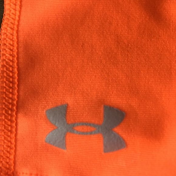 Under Armour Orange Compression Shorts Small - Picture 2 of 3