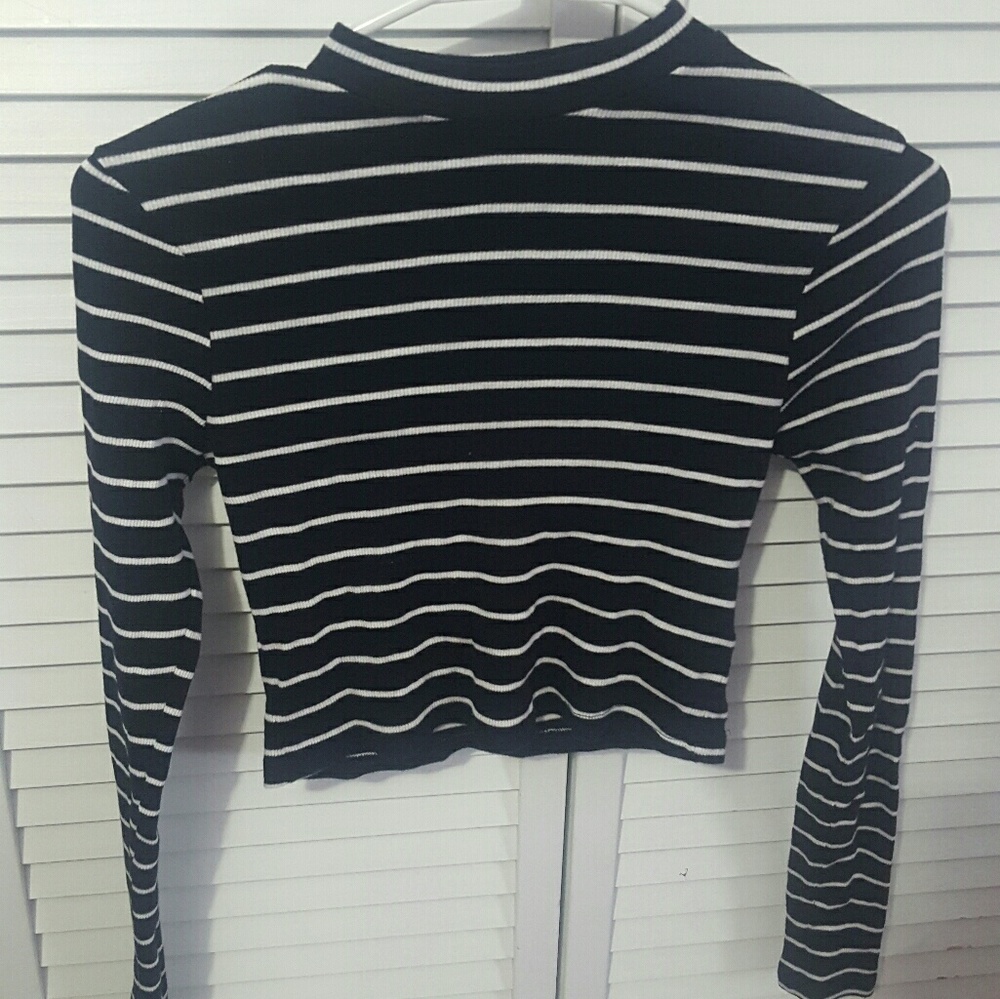 Striped crop top