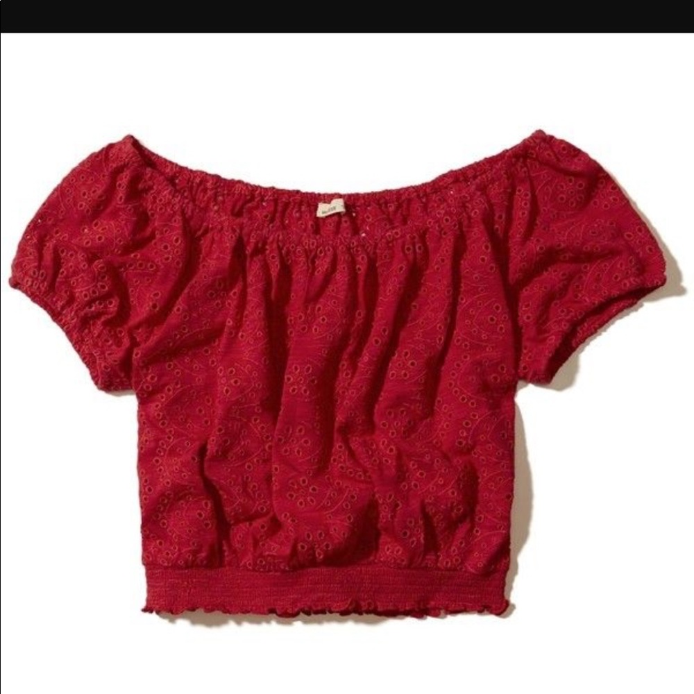 Hollister red top