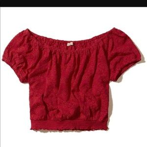 Hollister red top