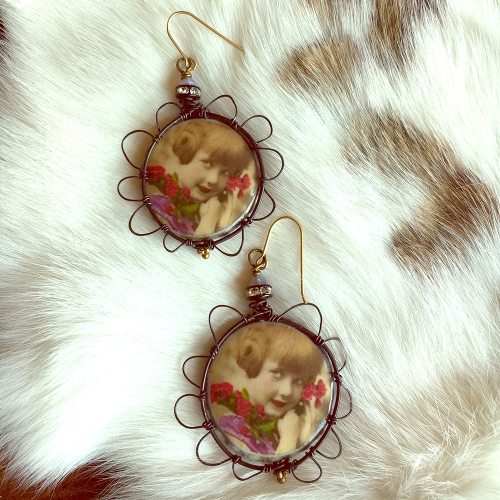 Vintage style earrings