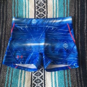 Under Armour Blue Compression Shorts in Medium
