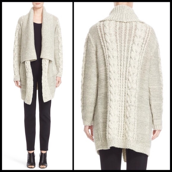 Yigal Azrouel Sweaters - YIGAL AZROUEL 🍁 Draped Front Cardi NWT
