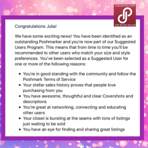 POSH AMBASSADOR/SUGGESTED USER - Picture 3 of 4