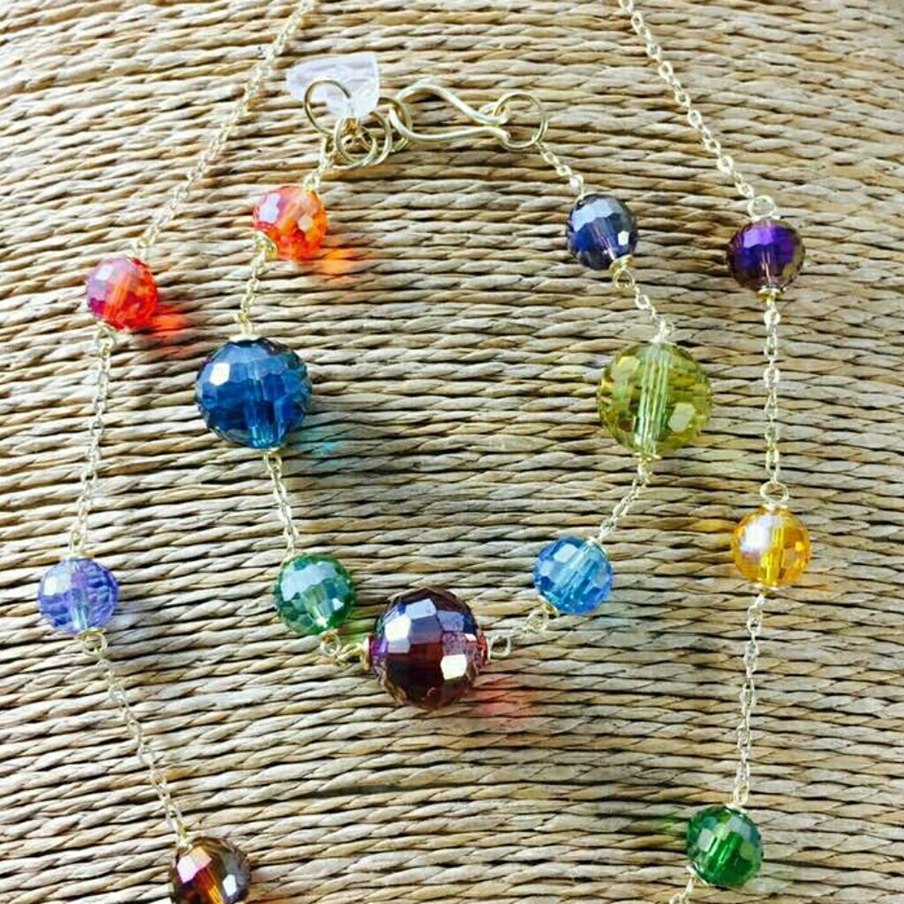 Necklace with bracelet