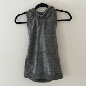 Ivy Park Sleeveless Backless Hoodie, size XS