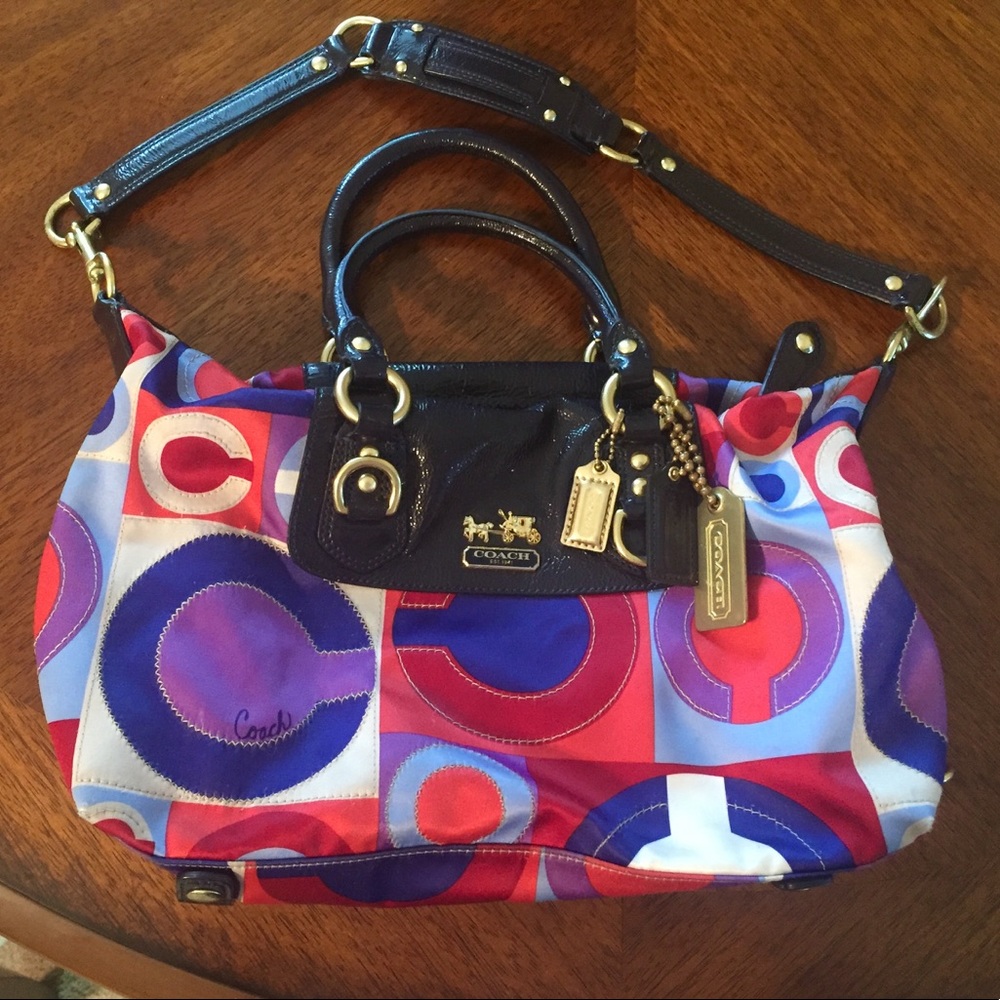 Coach Op Art Resort Sabrina Satchel bag