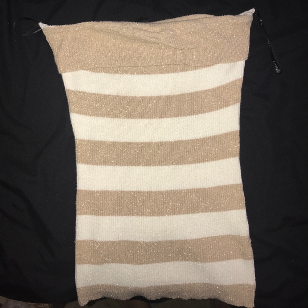Bebe strapless top