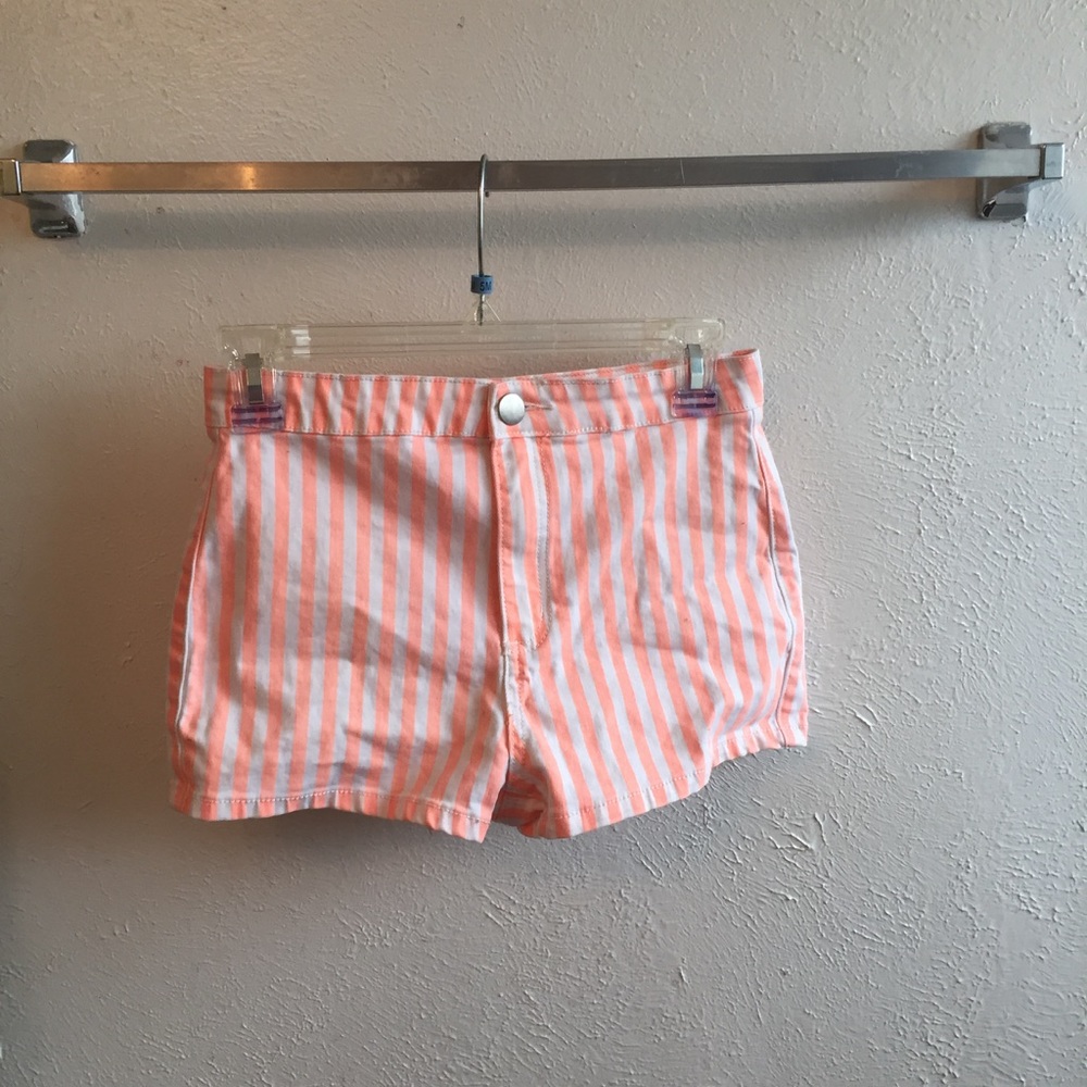 forever 21 striped shorts