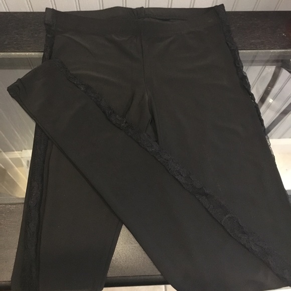 ONE PAIR LEFT⚡️Sexy Side Lace Leggings - Picture 3 of 4