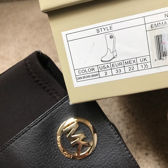 NEW Michael Kors Knee Boots Girls 2 - Picture 5 of 5