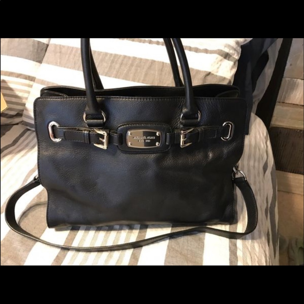 Michael Kors black and silver purse
