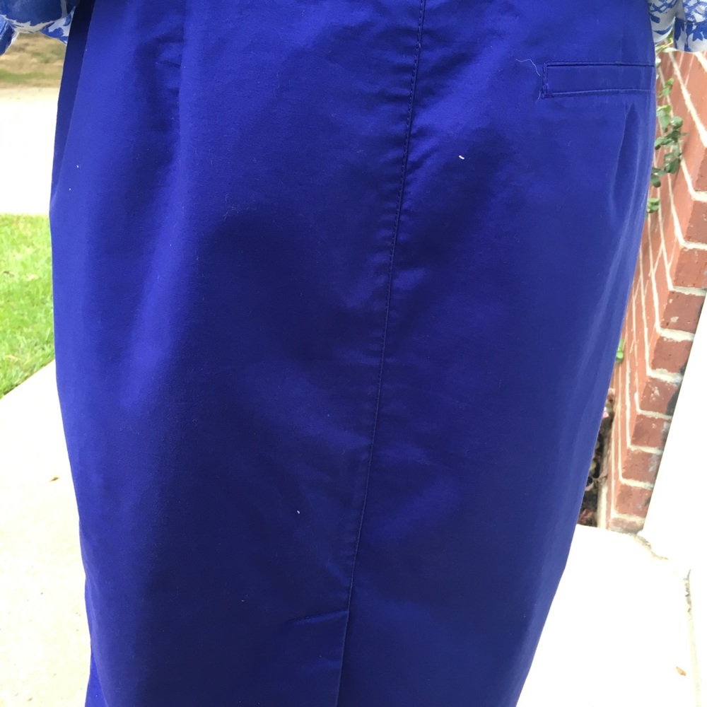 Blue midi skirt - Picture 3 of 5