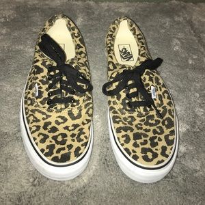 Cheetah print vans