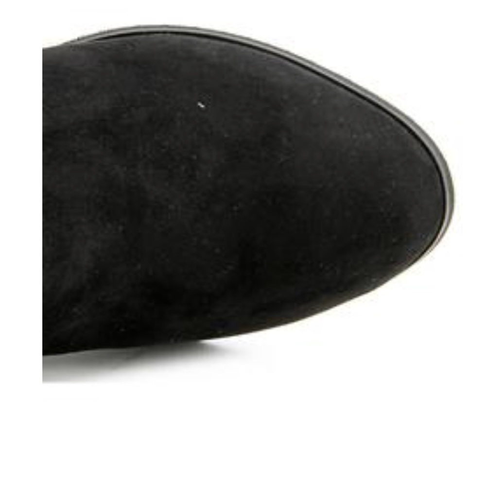ONE 5.5 LEFT!Black faux suede over knee boots - Picture 5 of 5