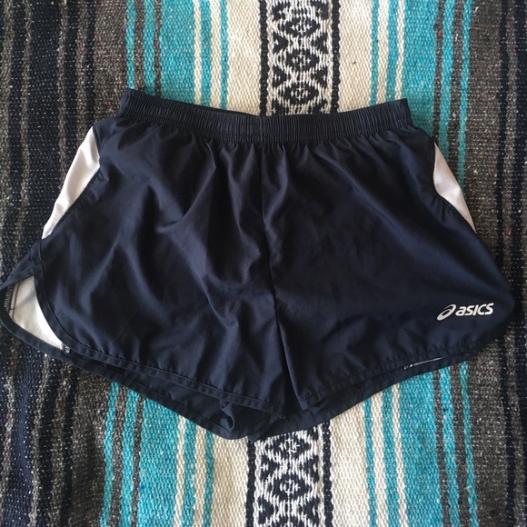 New Asics Blue and White Running Shorts Small - Picture 1 of 5