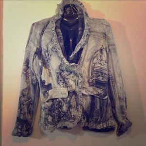 Makali cardigan jacket.  Angels and architecture