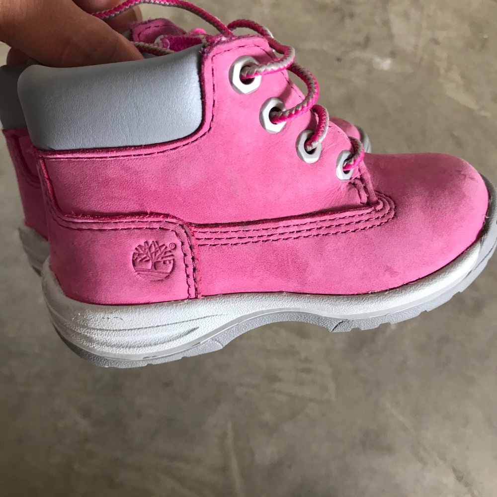 Timberland girl boots size 5.5