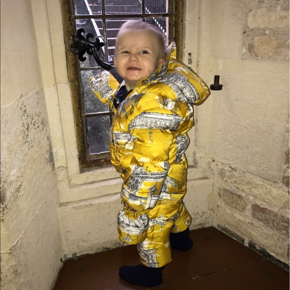 burberry snowsuit baby boy