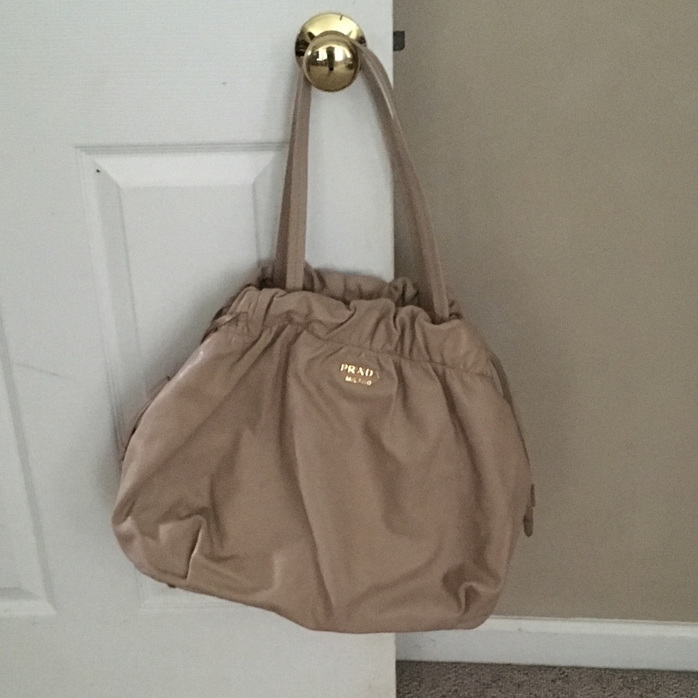 Prada drawstring tote. AUTHENTIC.