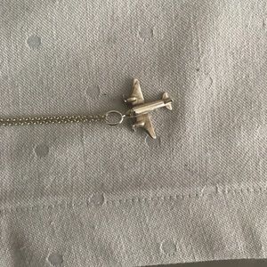 Tiffany & Co. Airplane charm necklace