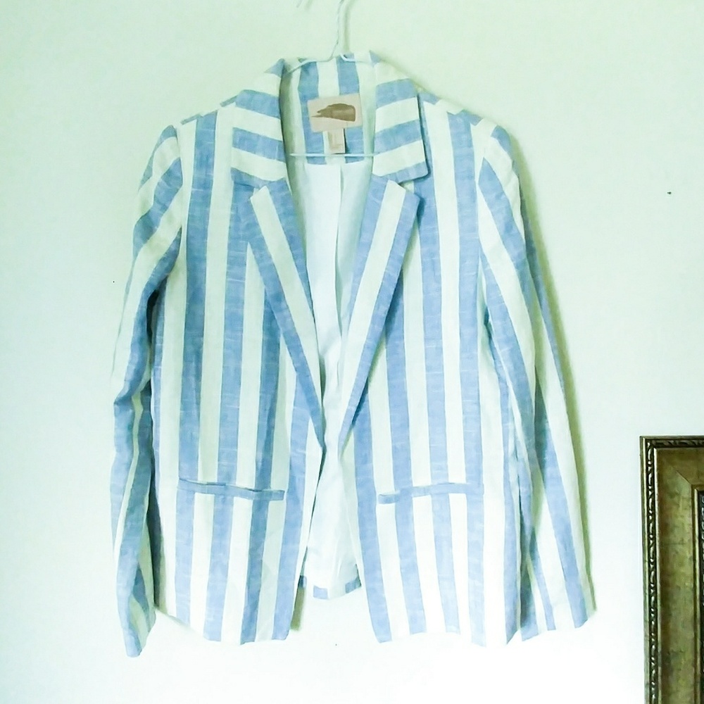 Forever21 Striped Blazer