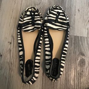 Authentic Kate Spade Zebra Loafers
