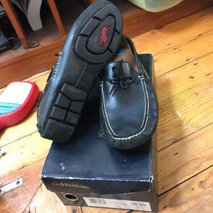 Men's Roland II Black Leather Loafers