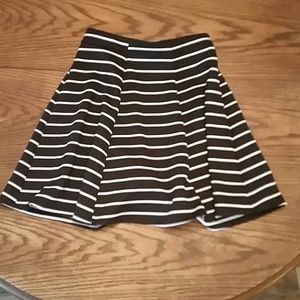 TEMP PRICE DROP Black/White Skater Skirt