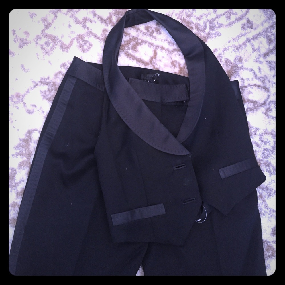 J.Crew collection tuxedo vest and pant
