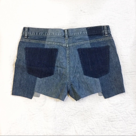 High Waisted Denim with Uneven Hem - Mango - Picture 5 of 6