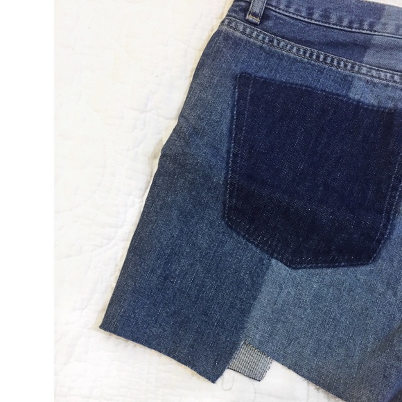 High Waisted Denim with Uneven Hem - Mango - Picture 6 of 6