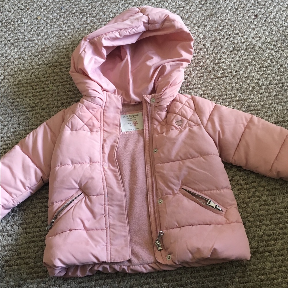 Zara Baby Puffer coat 9/12 months