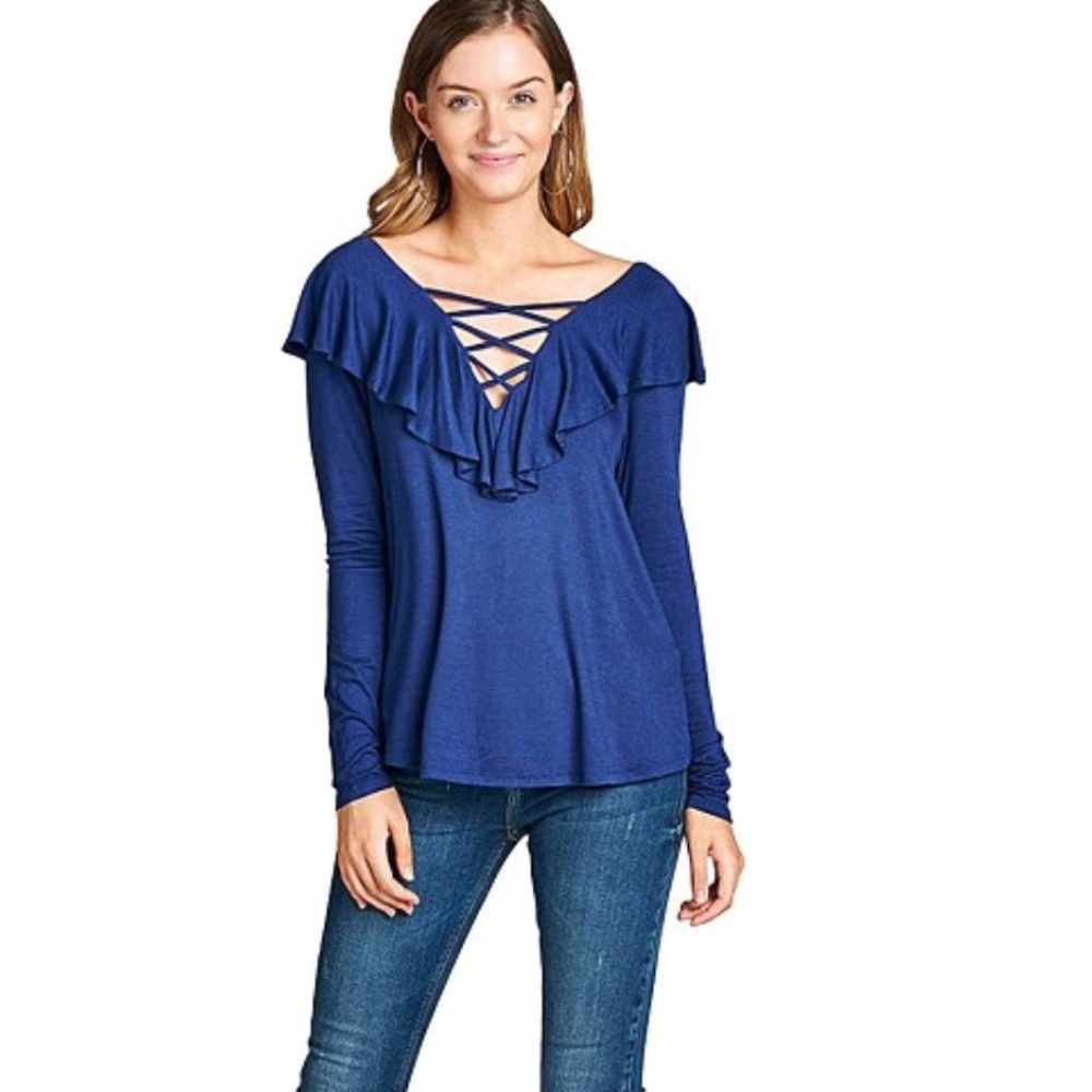 Ruffle blouse