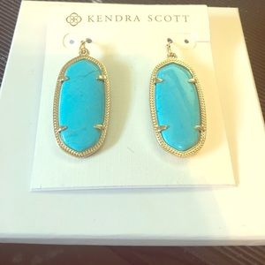 Kendra Scott turquoise earrings