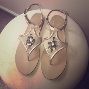 NEW Jack Rogers Maci Jeweled Sandal / Size 9.5