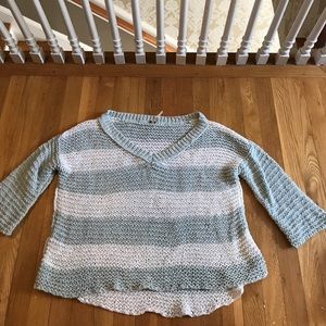 Free people 3 quarter sleeve sweater