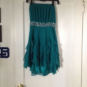Turquoise dress