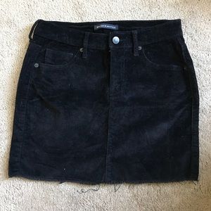 Brandy Melville black corduroy skirt