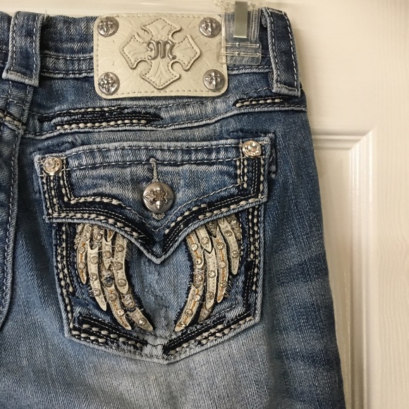 Miss Me Denim - Miss Me Angel Wings Skinny Jeans