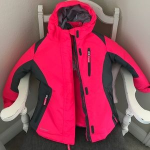Little girl Champion pink rain/snow jacket