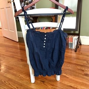 Abercrombie & Fitch Navy Tank
