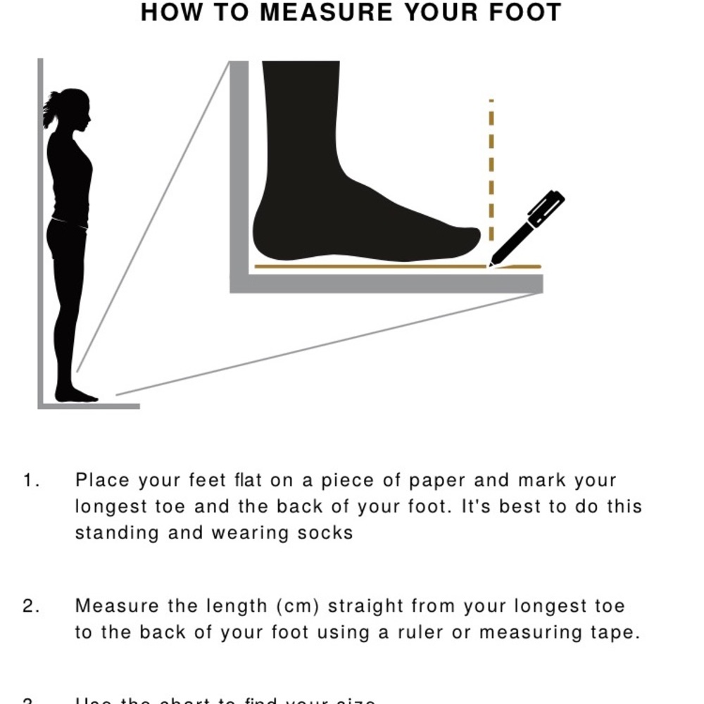 How To: Measure Your Foot(for luxury sizing)