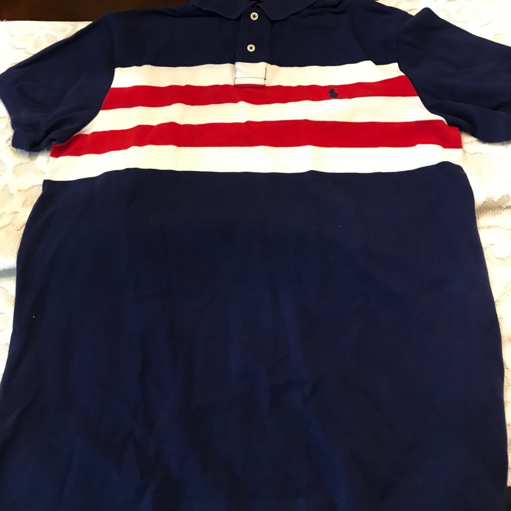 New school Polo Ralph Lauren USA themed polo