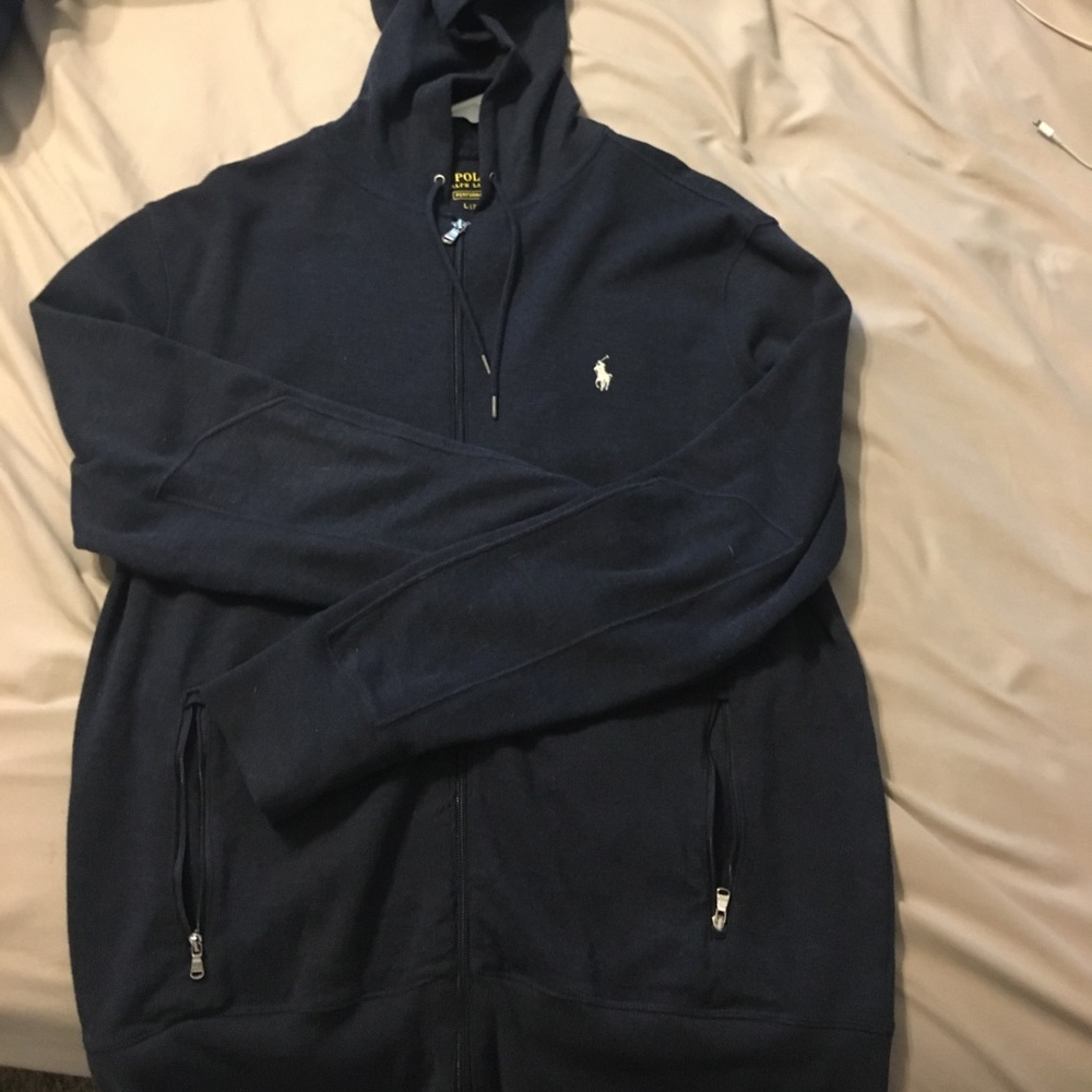 Polo jacket navy blue
