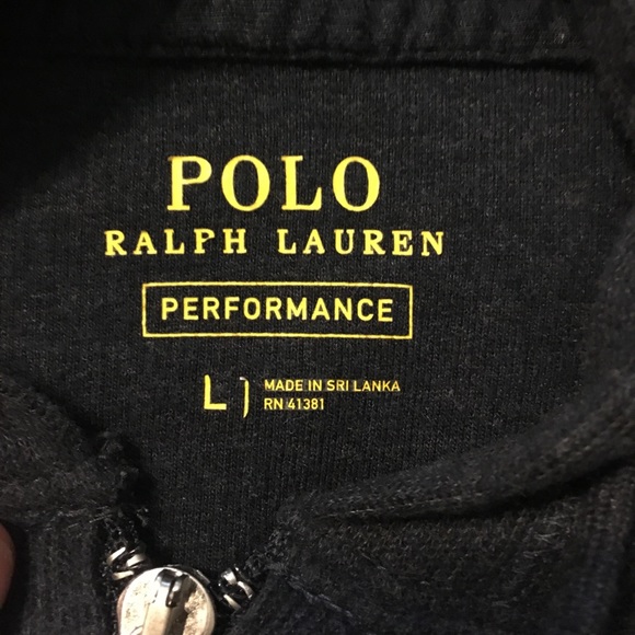 Polo jacket navy blue - Picture 2 of 4