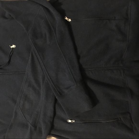Polo jacket navy blue - Picture 4 of 4