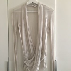 Helmut Lang tissue cotton long sleeve top