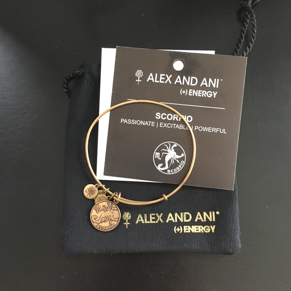 Alex & Ani Scorpio Gold-Tone Bracelet